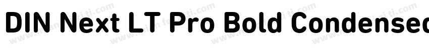 DIN Next LT Pro Bold Condensed Ital字体转换